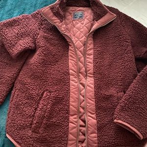 Abercrombie teddy zip up